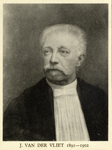 106909 Portret van prof.dr. J. van der Vliet, geboren 1847, hoogleraar in de letterkunde aan de Utrechtse hogeschool ...